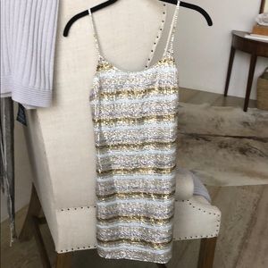 Beaded mini dress